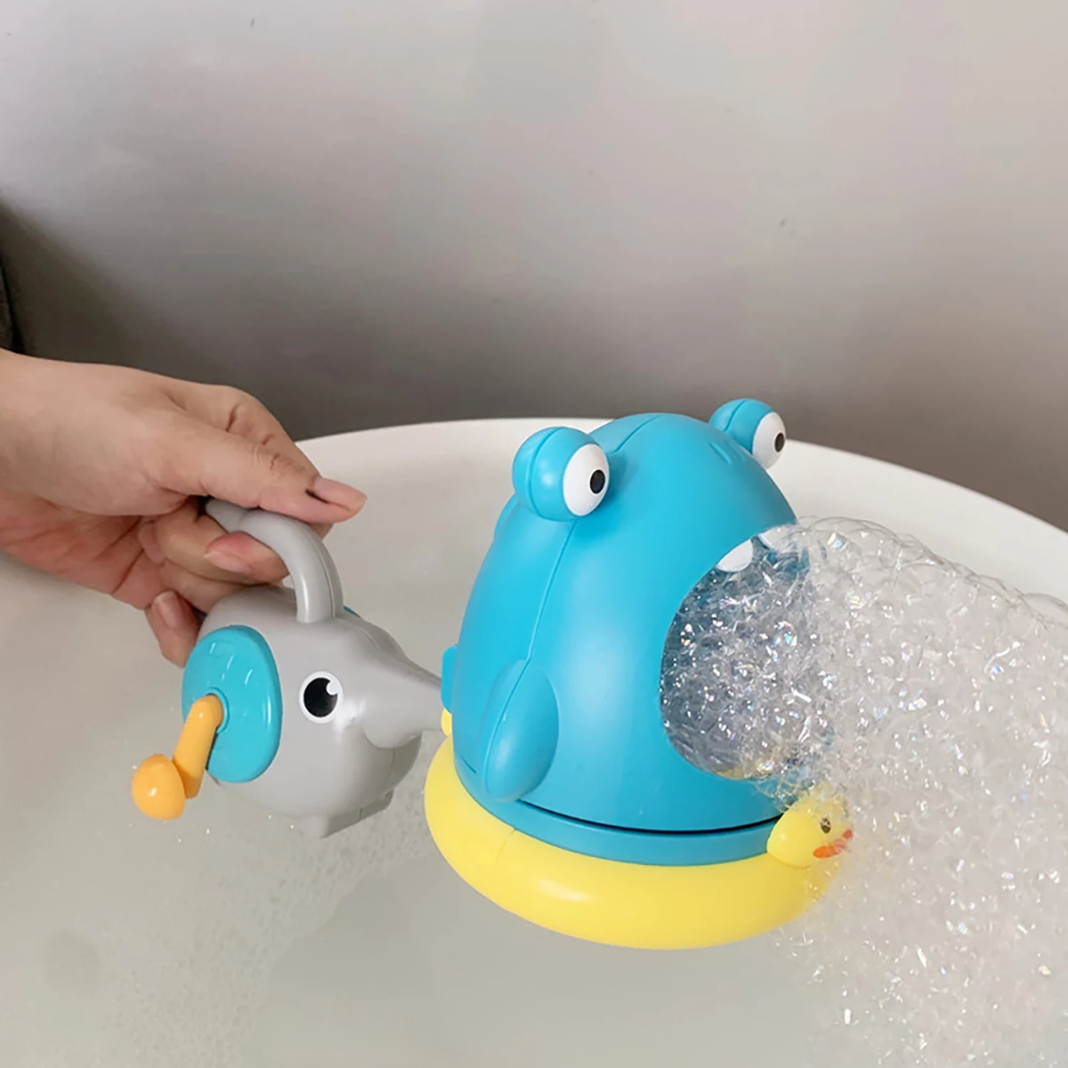 BubblePlay – Lærerigt & sjovt – Krabbe-boble-badelegetøj