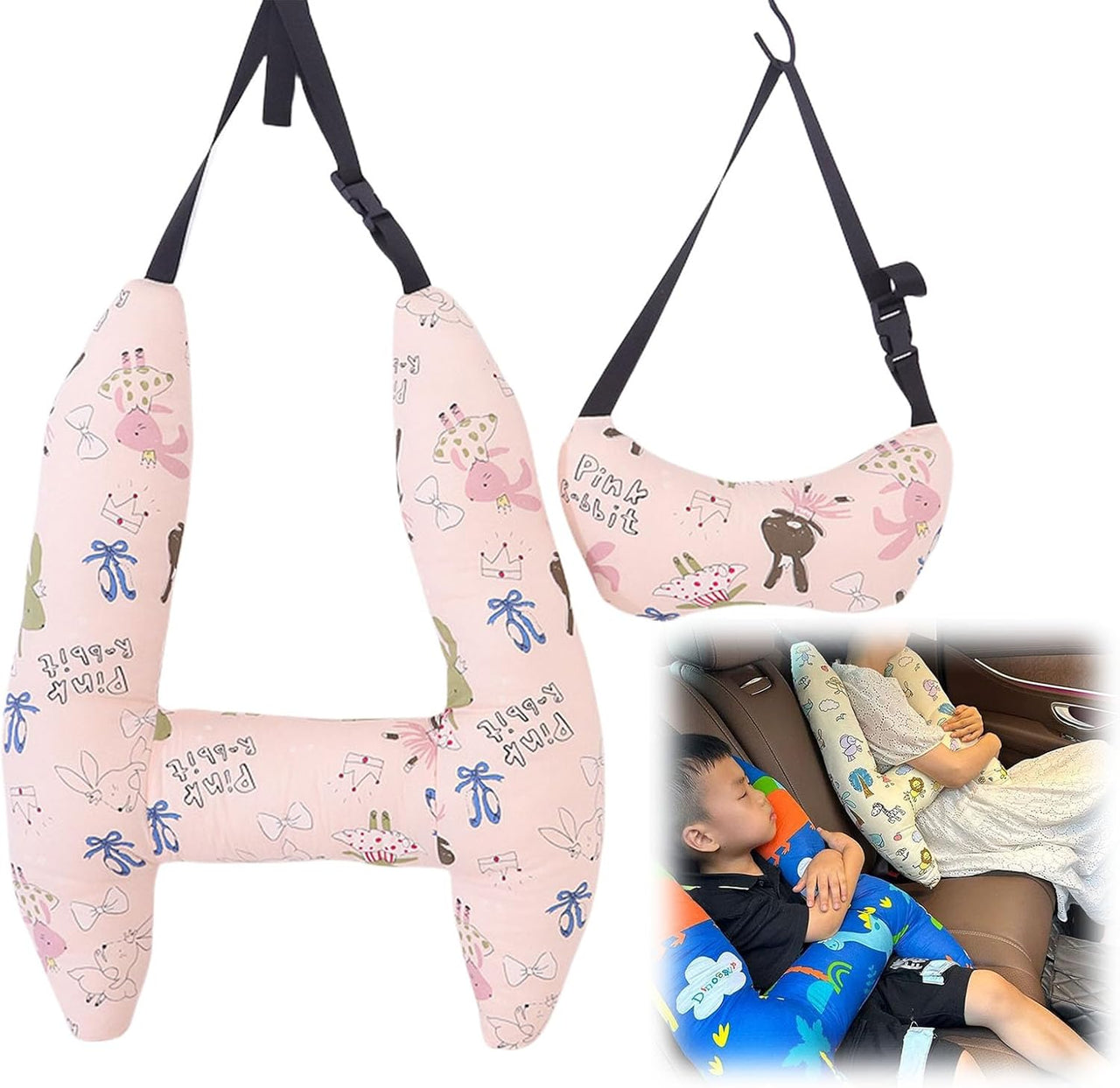 ComfyRide – Ergonomisk og blød – Autostolpude Støtte