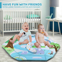 Thumbnail for SensoryHaven – 8-i-1 Vækst & Leg – Baby Legtæppe