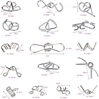 Thumbnail for Metal Puzzle Ring Set™ - Metal Puzzle Fun - Puslering