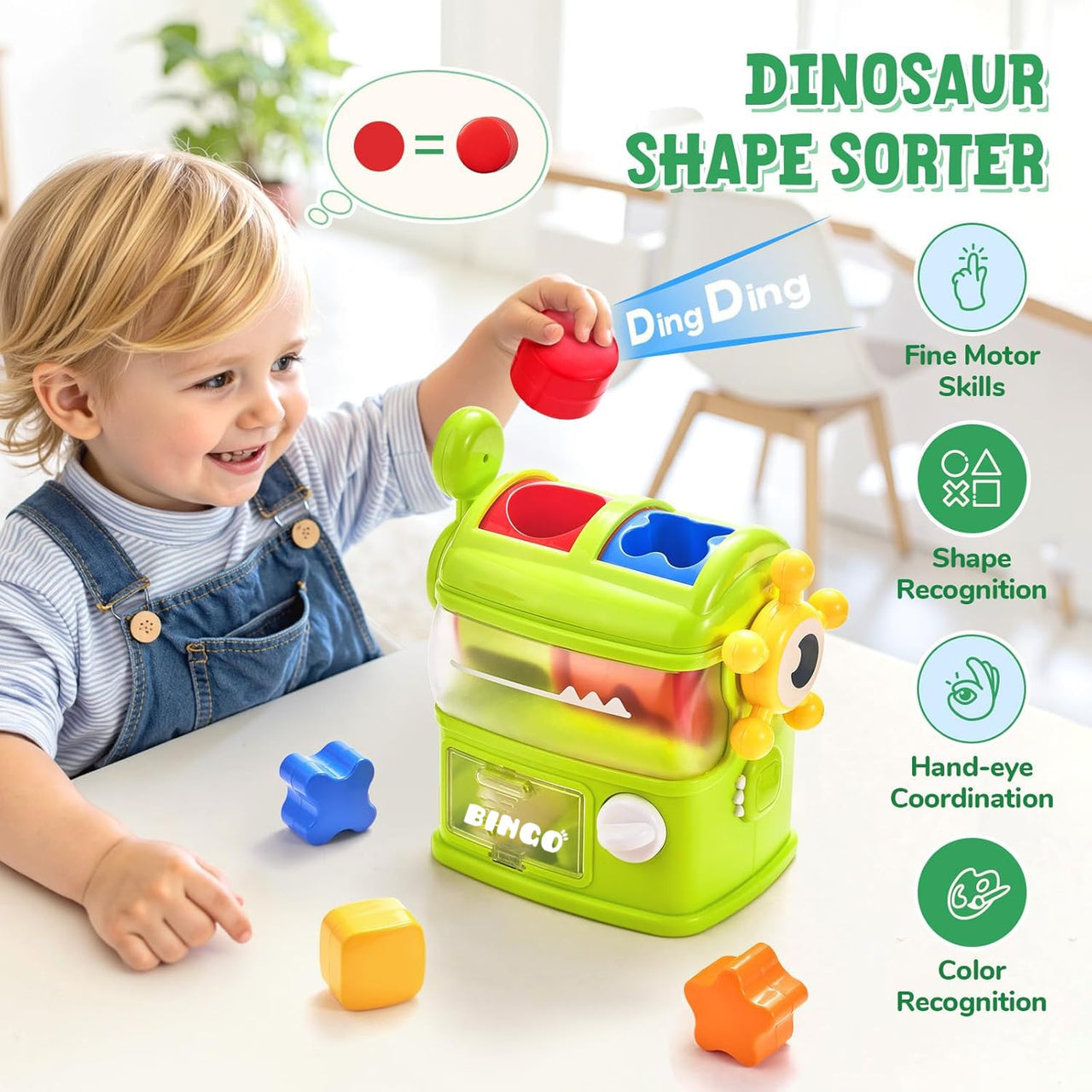 DinoMatch – Lærerigt & interaktivt – Dinosaurussorteringsspil
