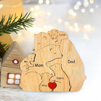 Thumbnail for Family Puzzle™ – Personlig morsdagsgave med bjørnefamilie