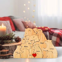 Thumbnail for Family Puzzle™ – Personlig morsdagsgave med bjørnefamilie