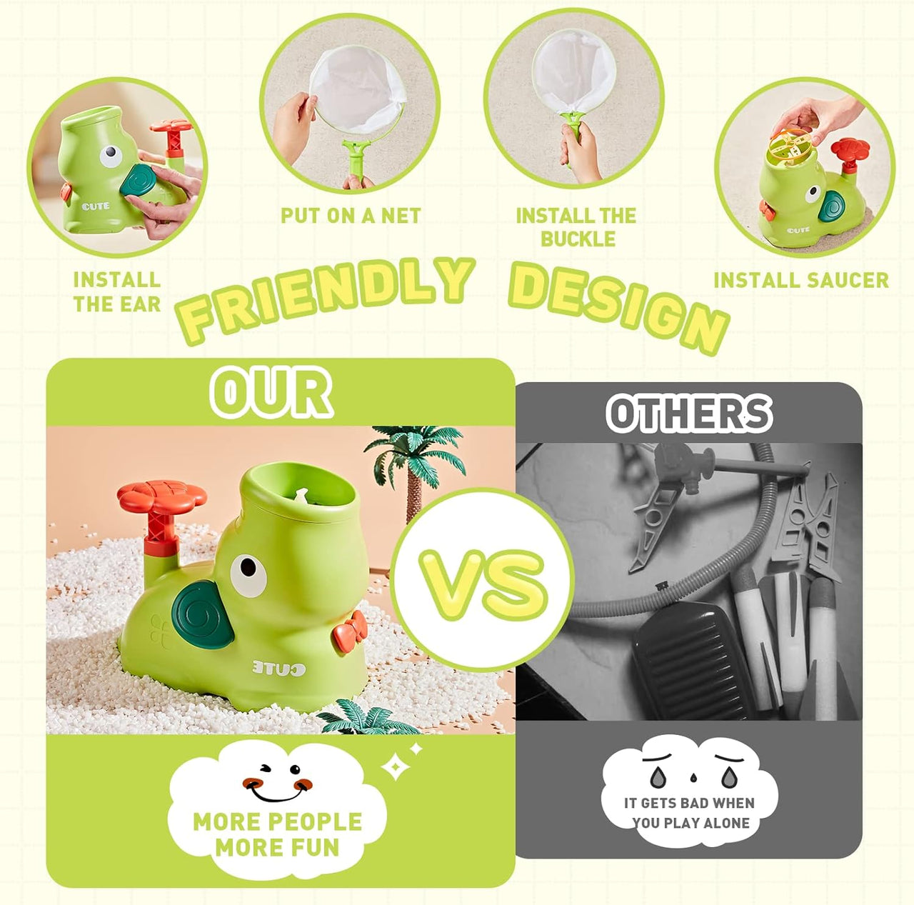 AeroFly – Hurtig & sjov – Frisbee-spilleplade til udendørs brug