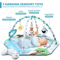 Thumbnail for SensoryHaven – 8-i-1 Vækst & Leg – Baby Legtæppe