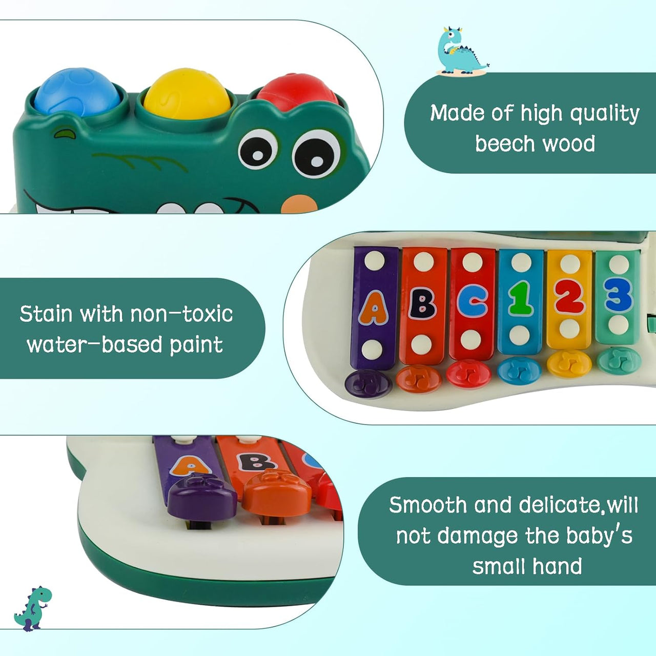 GatorBeats – Musikalsk og sjovt – Hammer Xylofon Legetøj