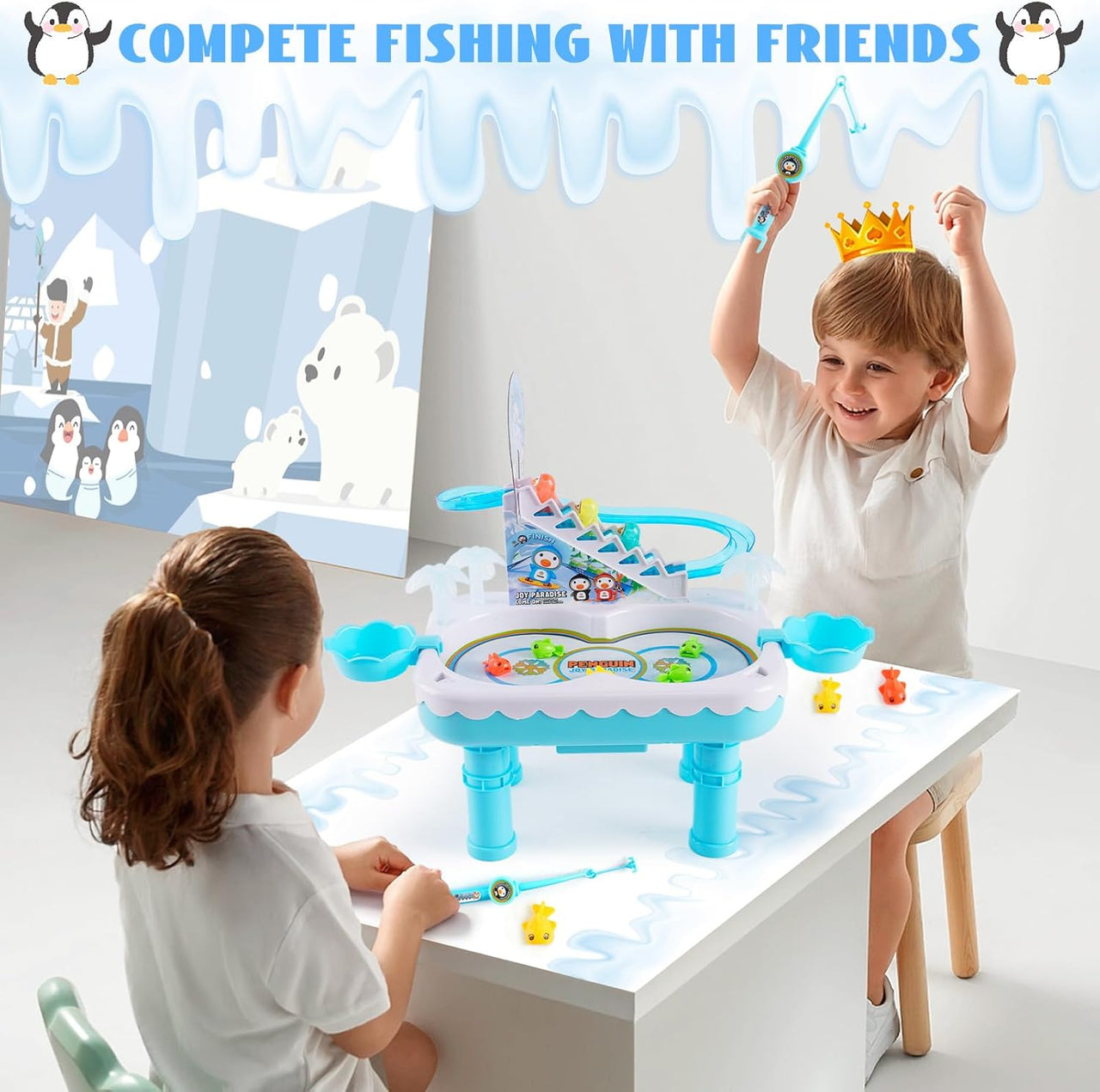 PenguinFun – Familie & Barn – Fisk & Pingvin Spil