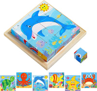 Thumbnail for CubePuzzle – Sjovt og lærerigt - 3D-puslespil med træklodser
