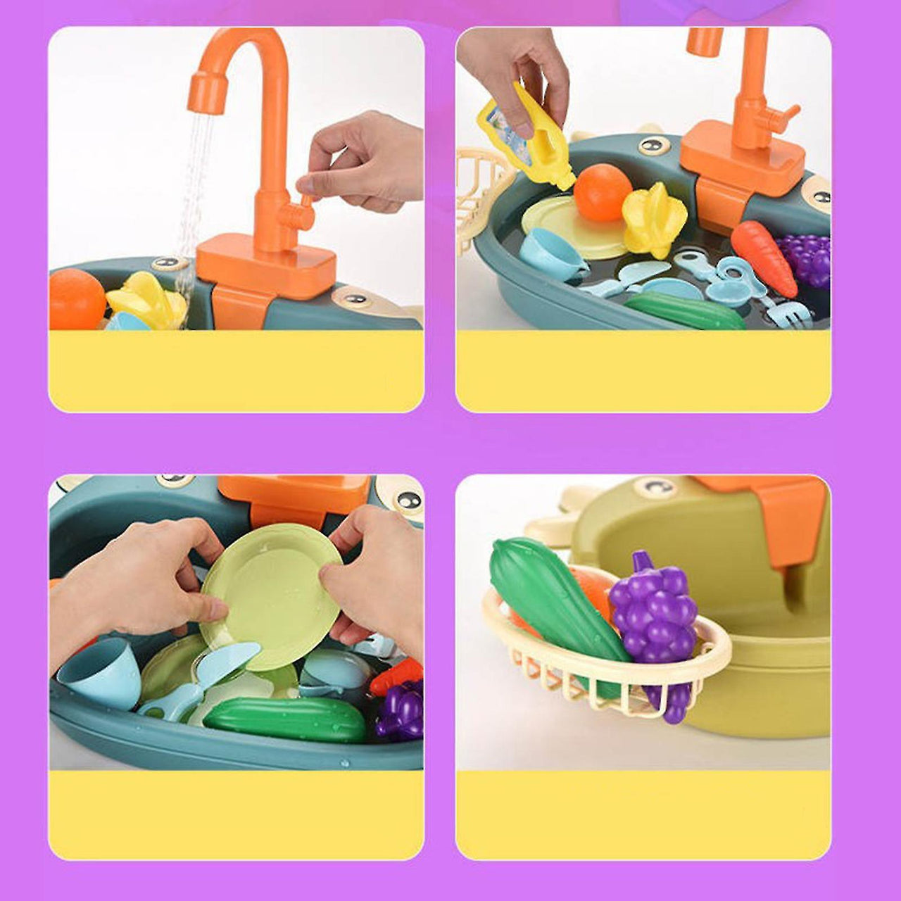 Dish Sink Set™ - Vask, skyl, leg! - Køkkenvask til børn