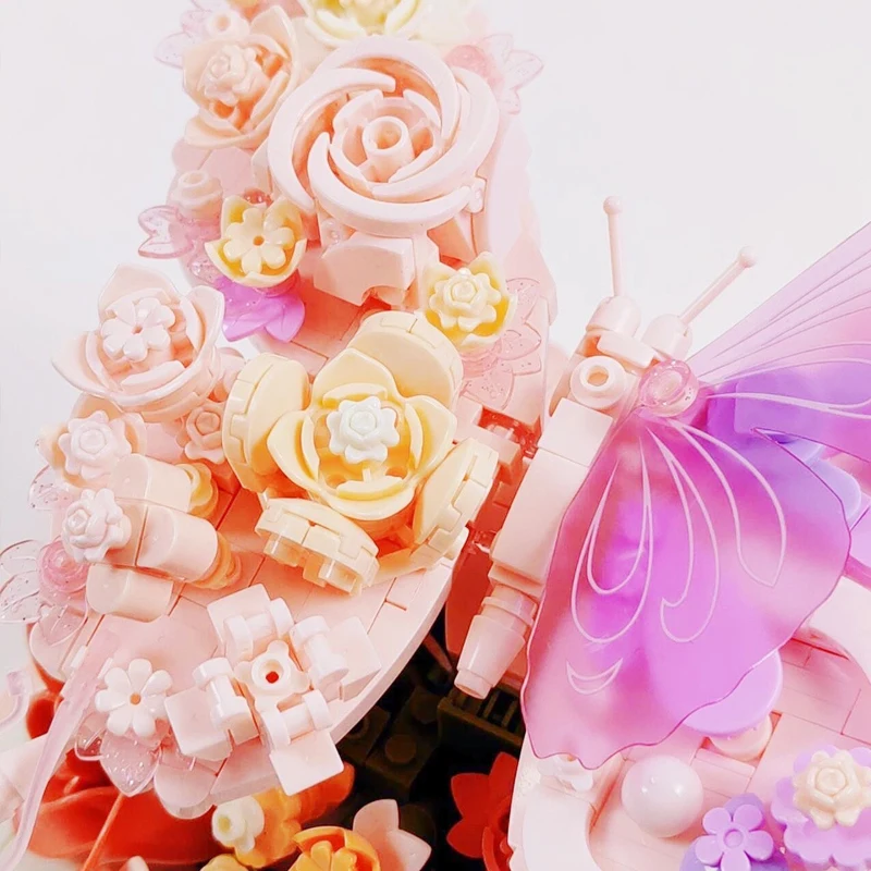 BloomBook – Romantisk & kreativt – 3D-blomsterbog med roser og sommerfugle