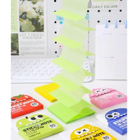 Thumbnail for MemoBuddy – Farverig & Funktionel – Gennemsigtige Sticky Notes