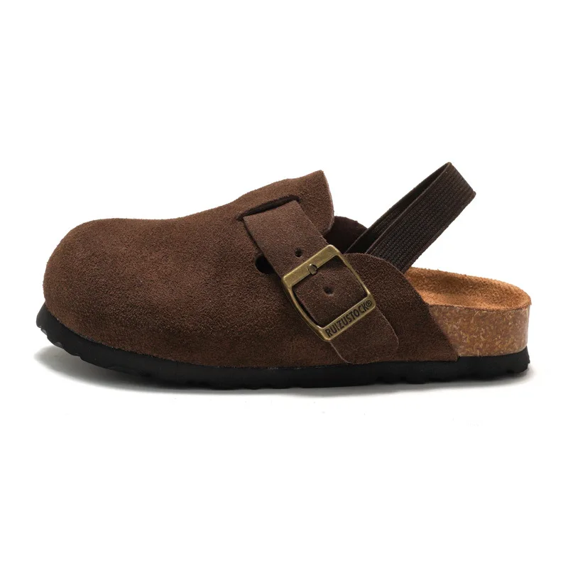 LittleWalk – Komfortable & trendy – sandaler i ruskind