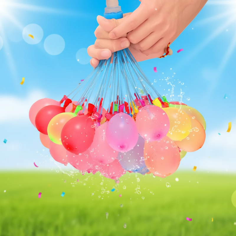 FunBalloons – Nem påfyldning på få sekunder – Magiske vandballoner