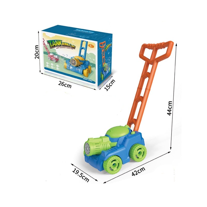 Bubble Mower™ - fortryllende boblesjov - legetøjsplæneklipper