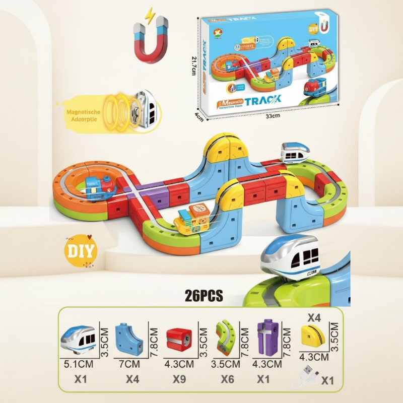 MagniTrack – Kreativt & Elektrisk – Anti-Gravity Elektrisk Tog