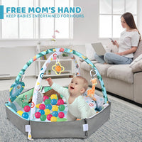 Thumbnail for SensoryHaven – 8-i-1 Vækst & Leg – Baby Legtæppe