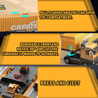 Thumbnail for ConstructoKids – Lære & bygge – 2-i-1 byggetrucksæt