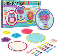 Thumbnail for String Art Craft Kit™ - Farverige kreationer i snor - String Art-mønstre