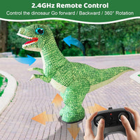 Thumbnail for MegaDino – Eventyrligt & interaktivt – Oppustelig fjernstyret dinosaur