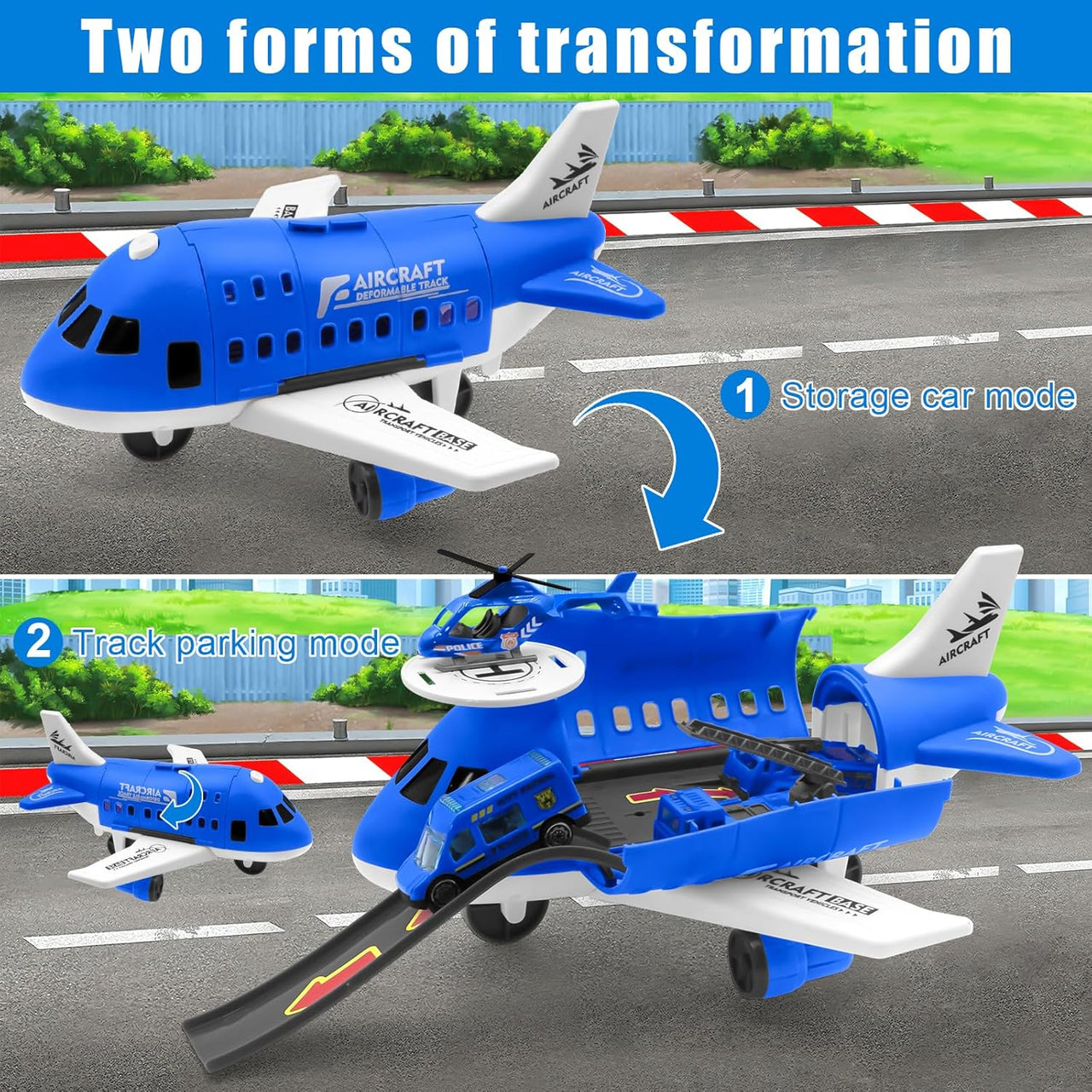 MiniAirBase – Interaktivt & pædagogisk – Lufthavnslegesæt med køretøjer