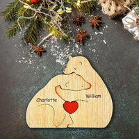 Thumbnail for Family Puzzle™ – Personlig morsdagsgave med bjørnefamilie