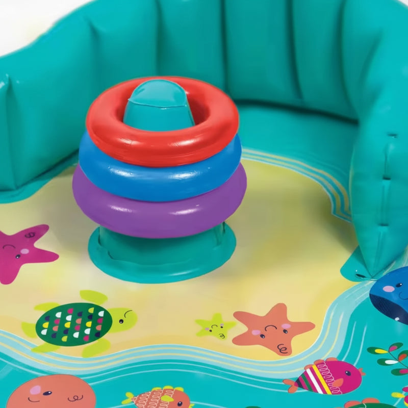 SplashPlay – Sikkert og sjovt – Babybassin med solsejl