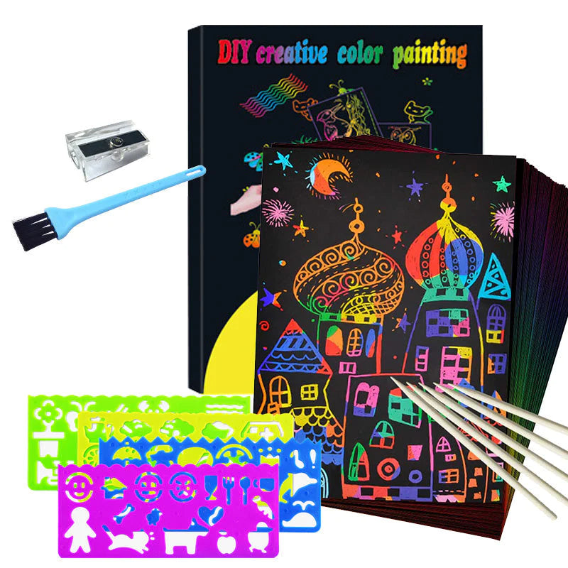 ColorBurst™ - Kreativ med farver - Skrabepapir