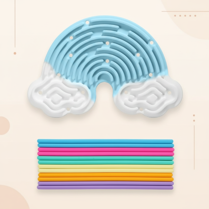 FidgetFrost – Legende & Blød – Silikone Busy Board