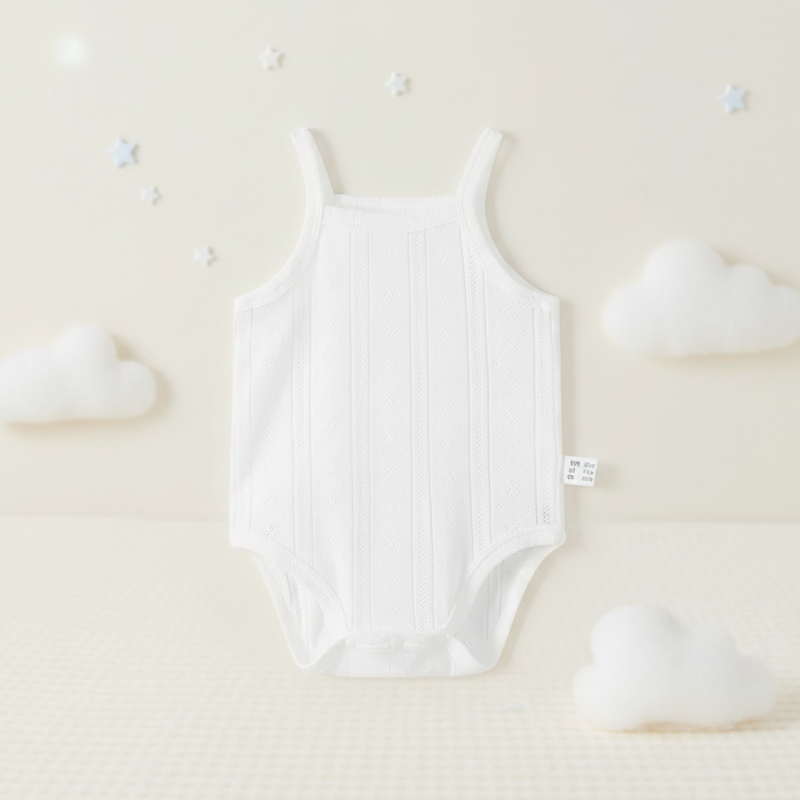 Summer Bodysuit – Let og behagelig – strikket babybody