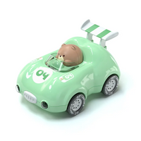 Thumbnail for Pull-Back Car™ – Lysende racersjov – Legetøjsbil