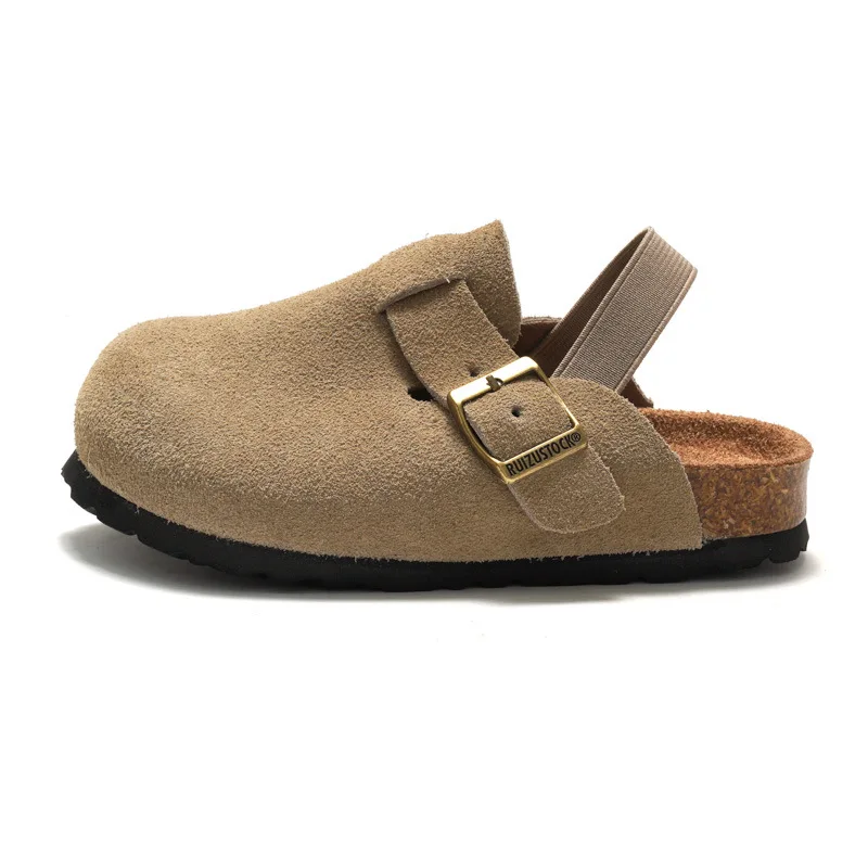 LittleWalk – Komfortable & trendy – sandaler i ruskind