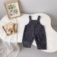 Thumbnail for LeopardChic – Trendy og behagelig – Pige-overalls med leopardmønster