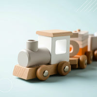Thumbnail for TrainCount –  Klassisk & pædagogisk – Træ Montessori-tog
