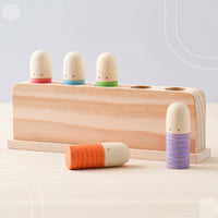 Thumbnail for Color Spring – Legende & Udviklende – Sensoriske trælegetøj til babyer