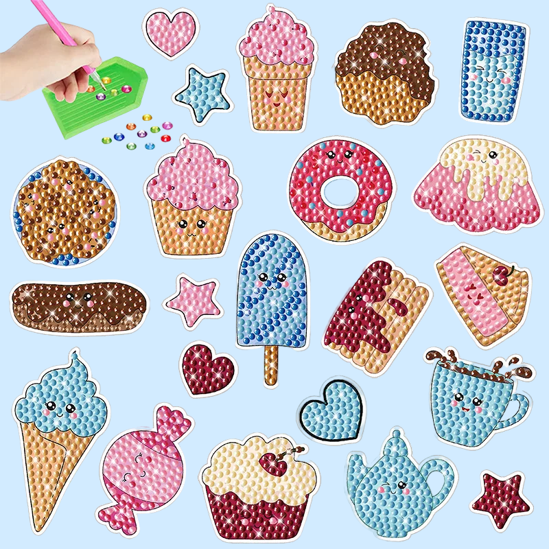 GemArt – Skyggefuld & skinnende – Diamantmaleri-klistermærker