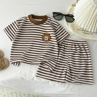 Thumbnail for Kids Stripe Outfit – Trendy & komfortabelt – Sommeroutfit til børn