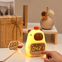Thumbnail for CappyClock – Sød & multifunktionel – digital vækkeur til børn med natlampe