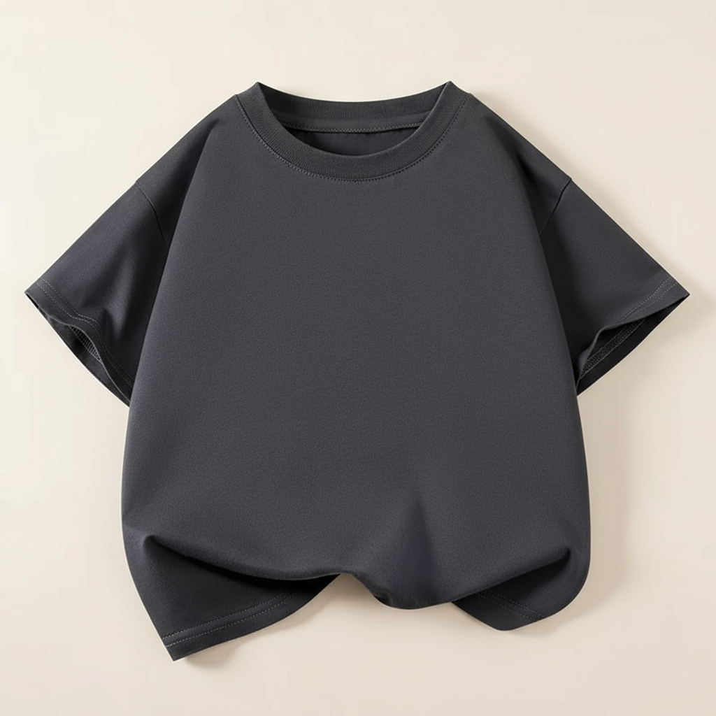 SimpleWear – Casual & blødt – Relax Fit T-shirt med rund hals