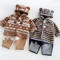 Thumbnail for LittleWarm – Hyggelig og stilfuld – Vinterfrakke med Fair Isle-mønster