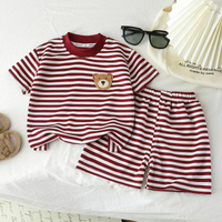 Thumbnail for Kids Stripe Outfit – Trendy & komfortabelt – Sommeroutfit til børn