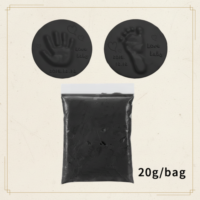 Baby Imprint Clay Kit – Minder & Unikt – Ler-aftrykssæt