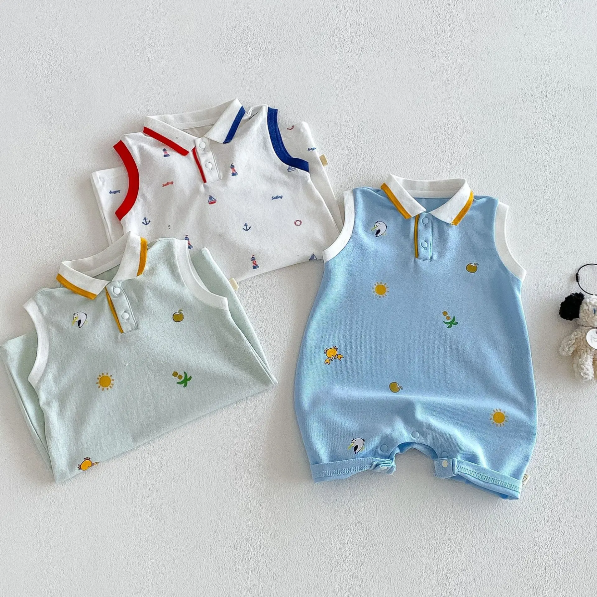 SunnyBaby – Behagelig og sød – Polo-body til babyer