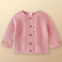 Thumbnail for CozyCub – Komfortabel og moderigtig – strikket cardigan til børn