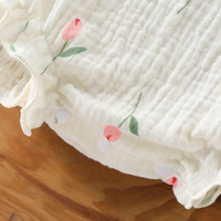 Thumbnail for LittleBlossom – Sommerlig komfort og stil – Baby-bodysuit med hue