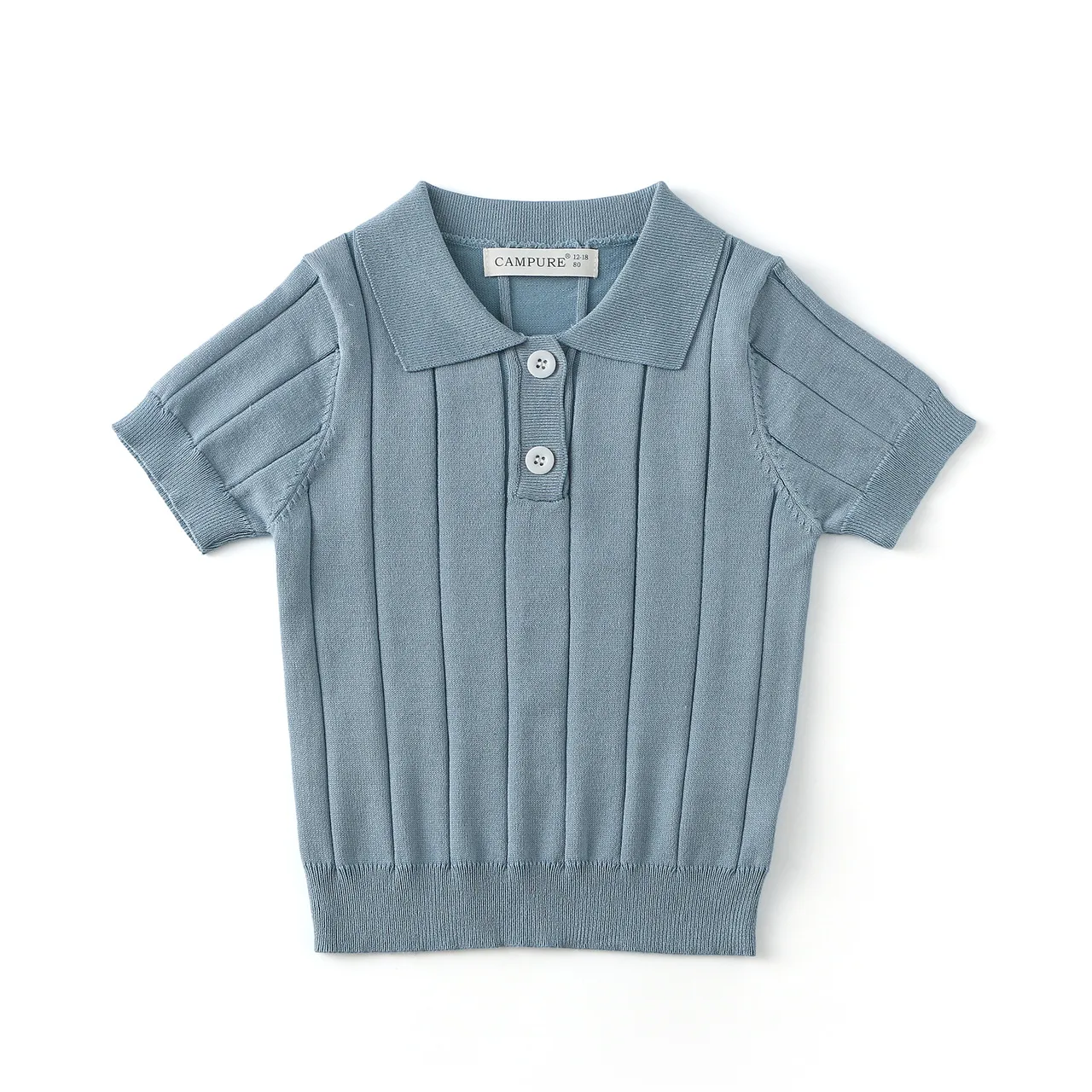 MiniLuxe – Elegant og behagelig – poloshirt i strikket stof
