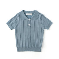 Thumbnail for MiniLuxe – Elegant og behagelig – poloshirt i strikket stof