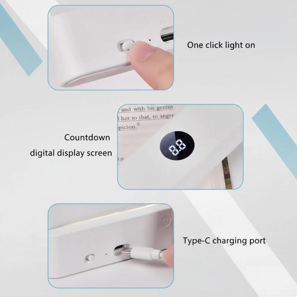 LumiPanel – LED & sunde øjne – USB-læselampe med lysdæmpning