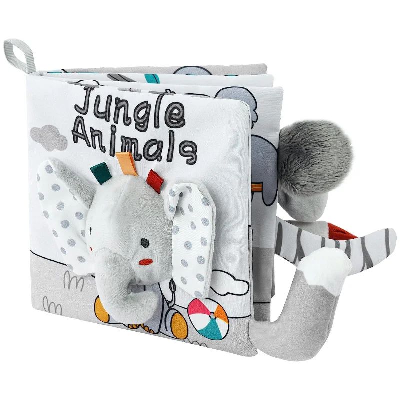 Soft Sensory Book – Mærk og opdag - babyhæfte