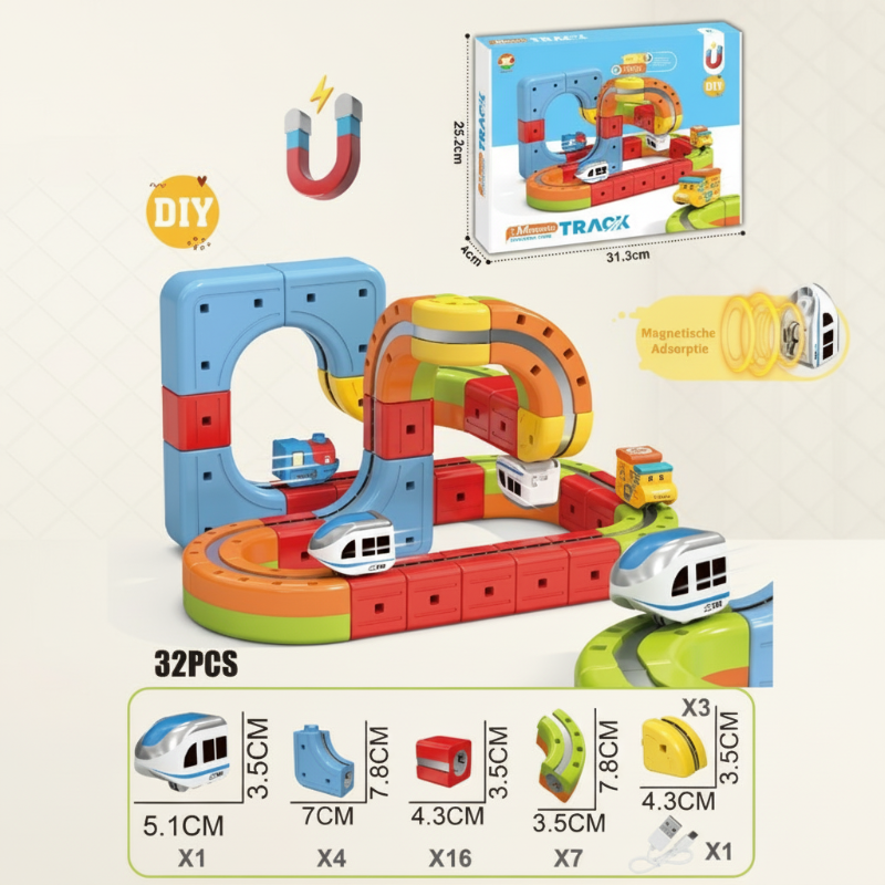MagniTrack – Kreativt & Elektrisk – Anti-Gravity Elektrisk Tog
