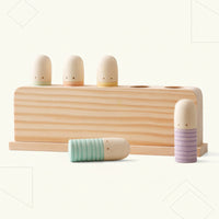 Thumbnail for Color Spring – Legende & Udviklende – Sensoriske trælegetøj til babyer